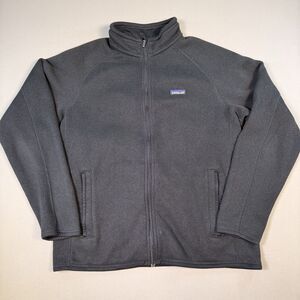Patagonia Better Sweater Fleece Jacket Men's LG Full Zip Warm Outdoor Black